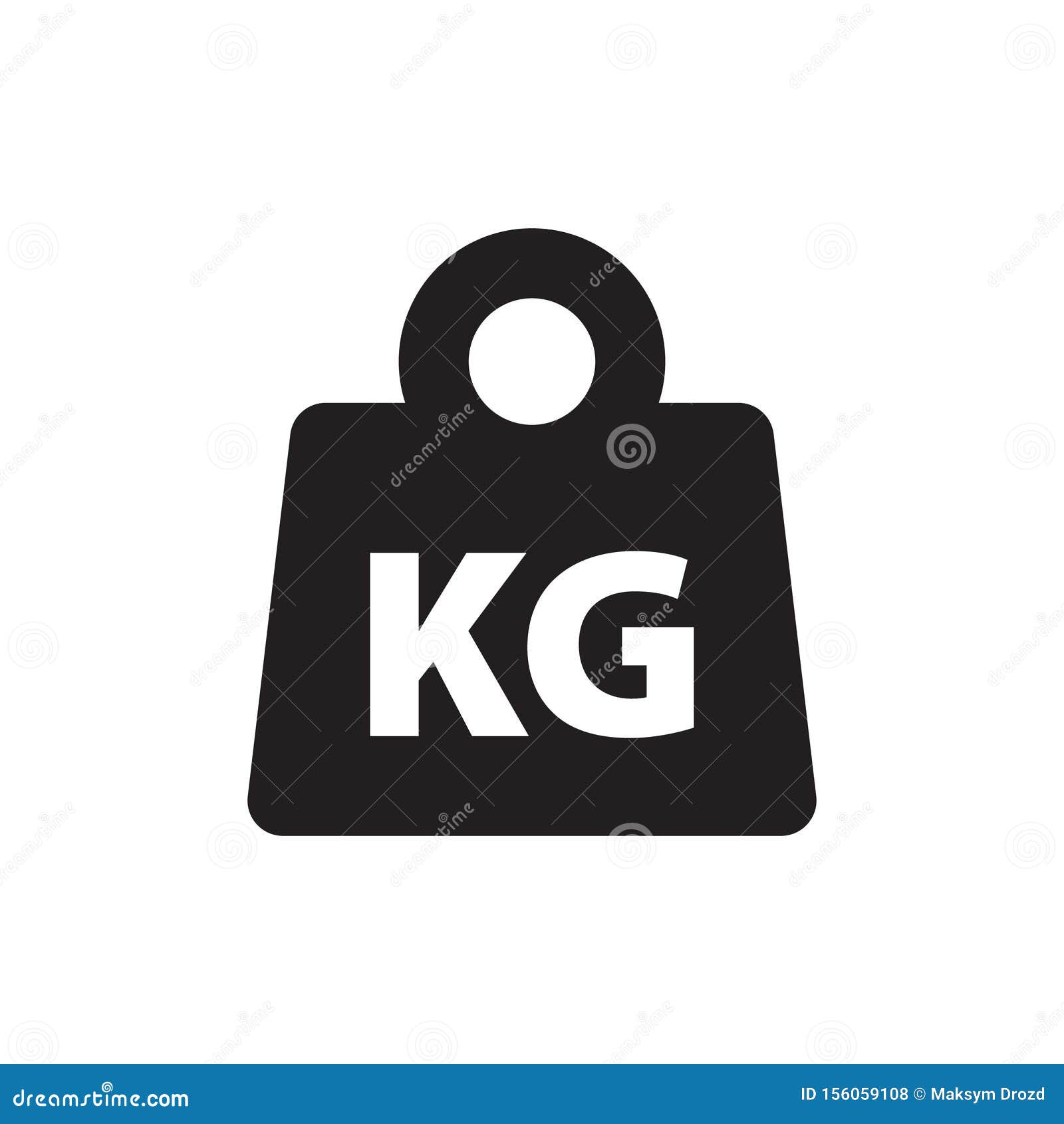 weight kilogram icon  