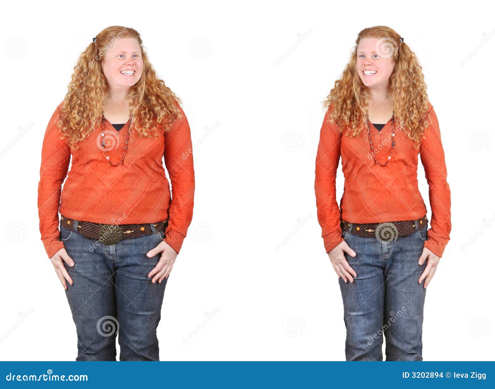 Before and after Weight Loss Stock Photo - Image of woman, weight