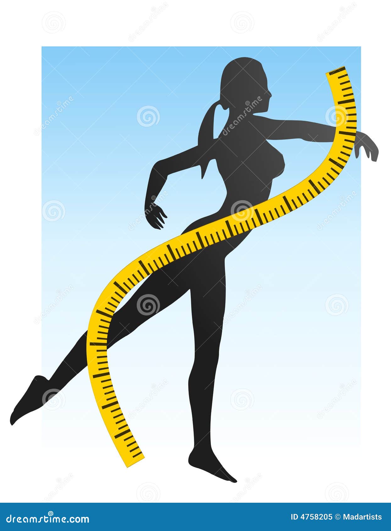 Weight Loss Fitness Silhouette Royalty Free Stock Photo - Image ...