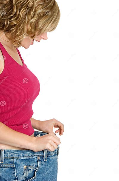 Weight Loss Girl stock image. Image of white, loss, girl - 3980321