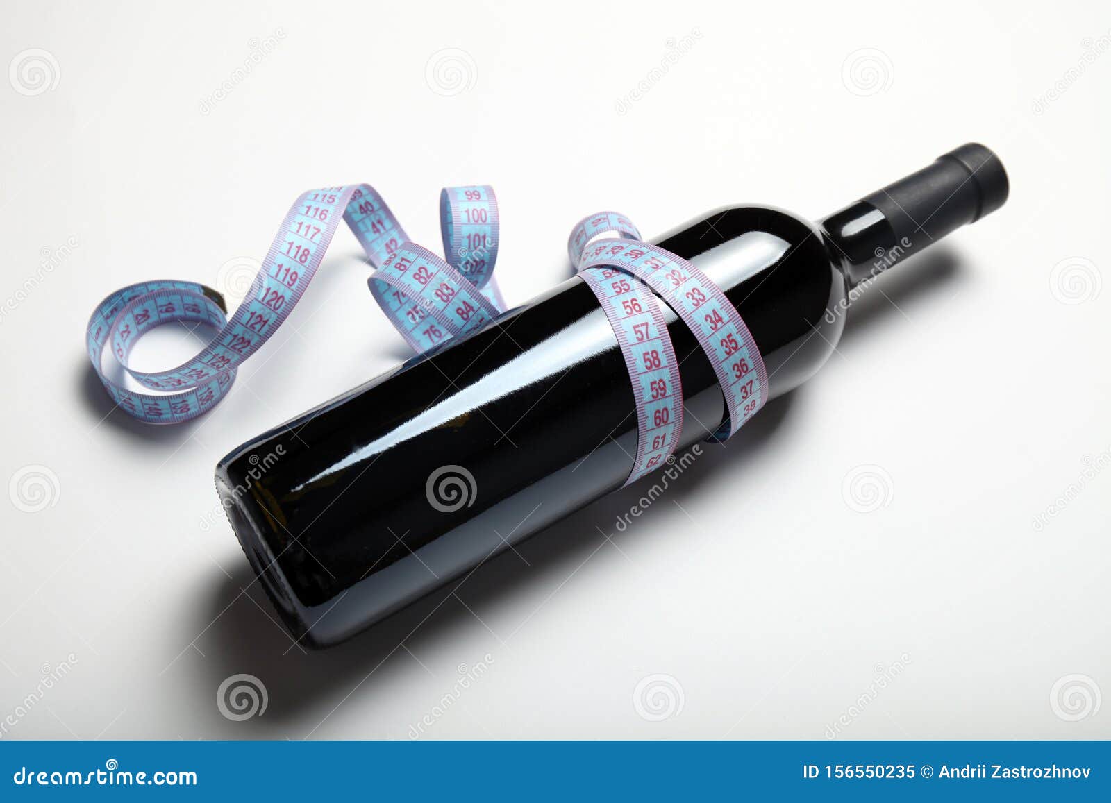 Weight Loss and Slim Figure with a Diet of Red Wine Stock Image Image