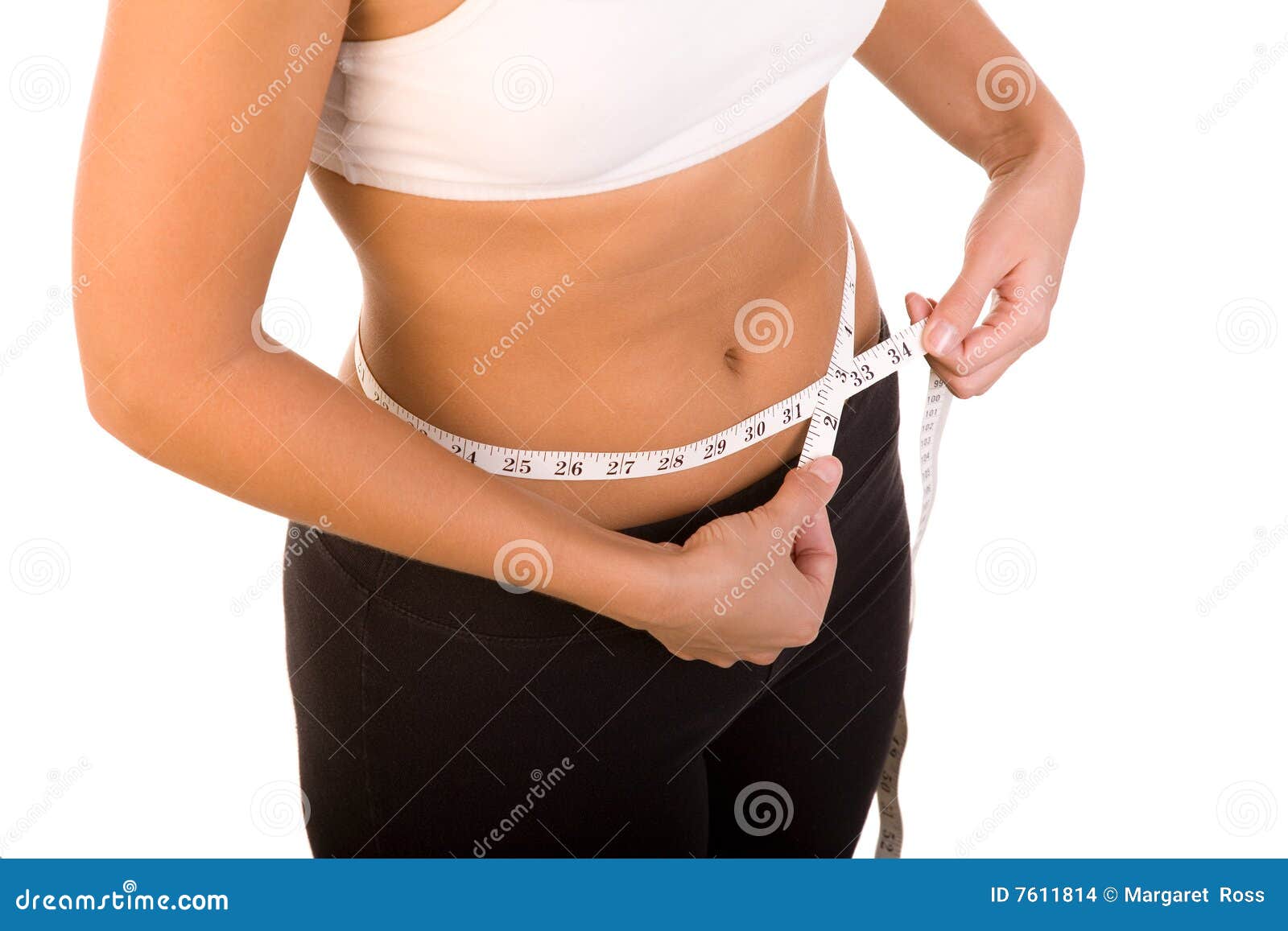 Premium Photo  Weightloss health and woman with measuring tape in