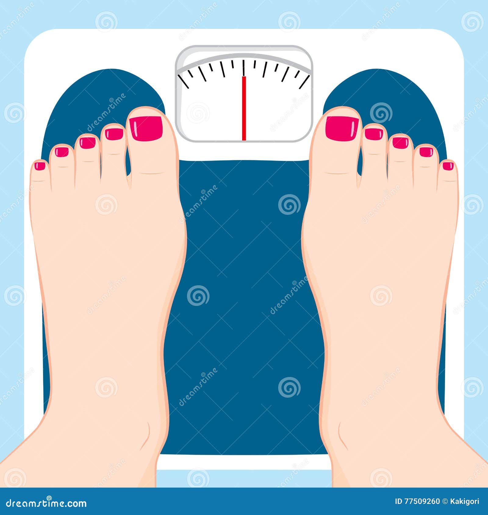 Weight Scale Feet stock vector. Illustration of healthy 77509260