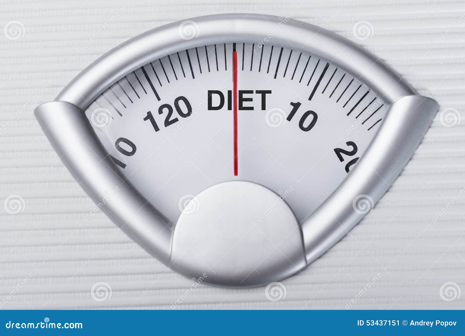 weight scale indicating diet