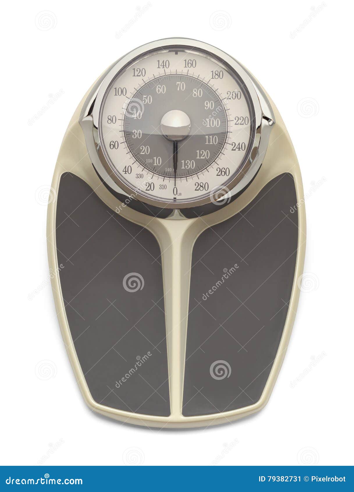 Analog Weight Scale Isolated Stock Photo, Picture and Royalty Free