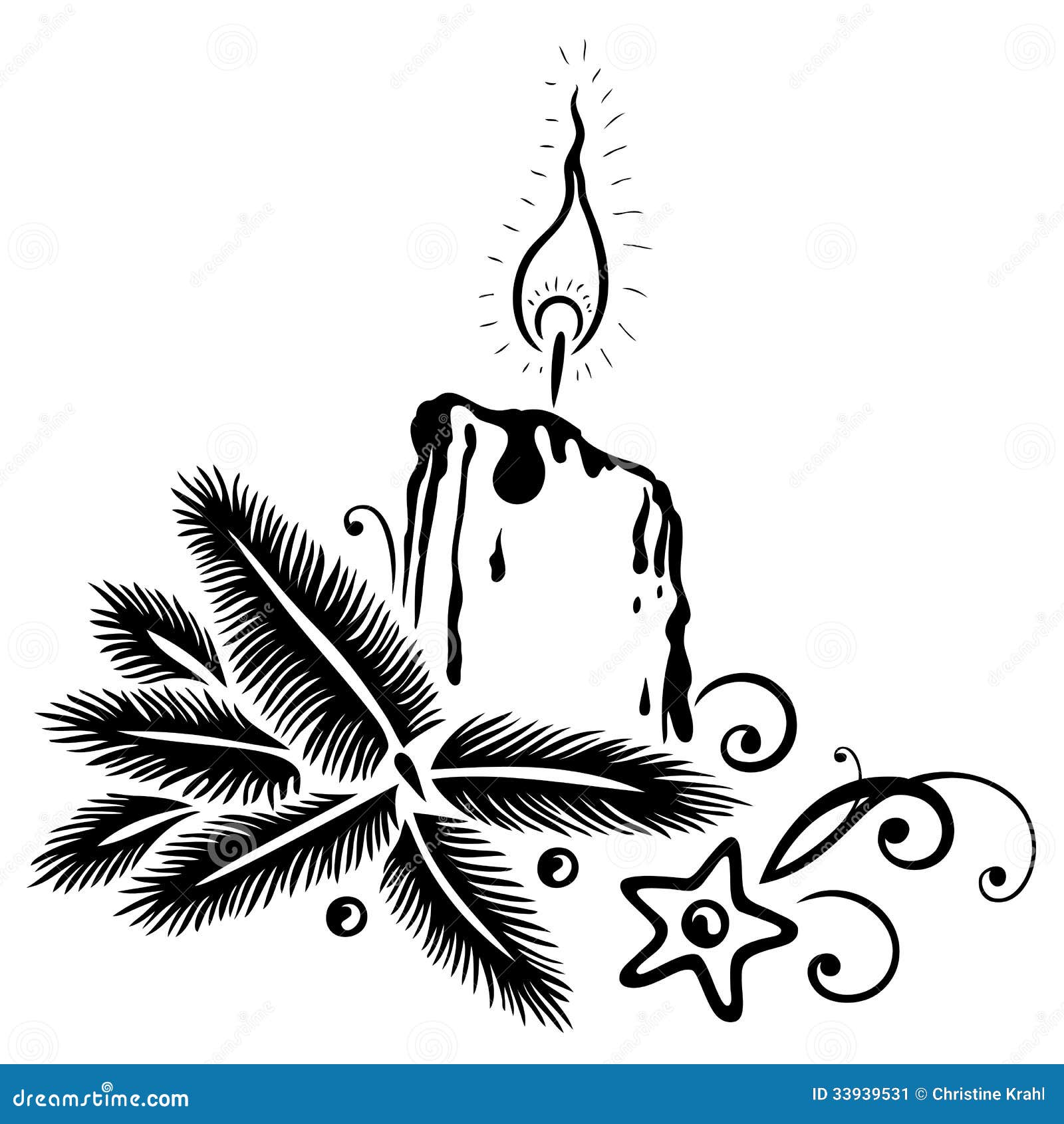 clipart kostenlos weihnachten schwarz weiß - photo #11