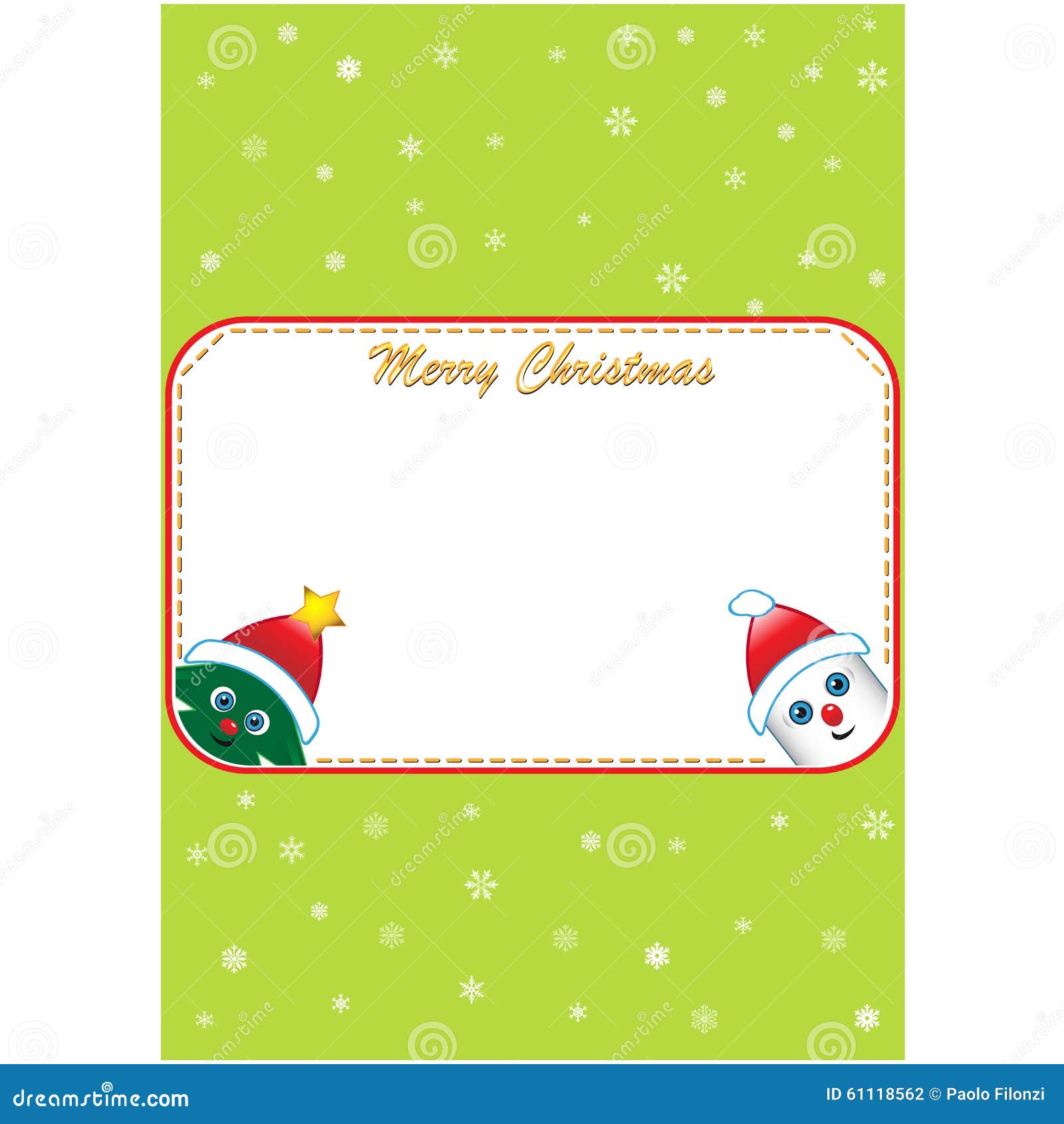 Weihnachten Laden Mit Baum Und Schneemann Ein Vektor Abbildung