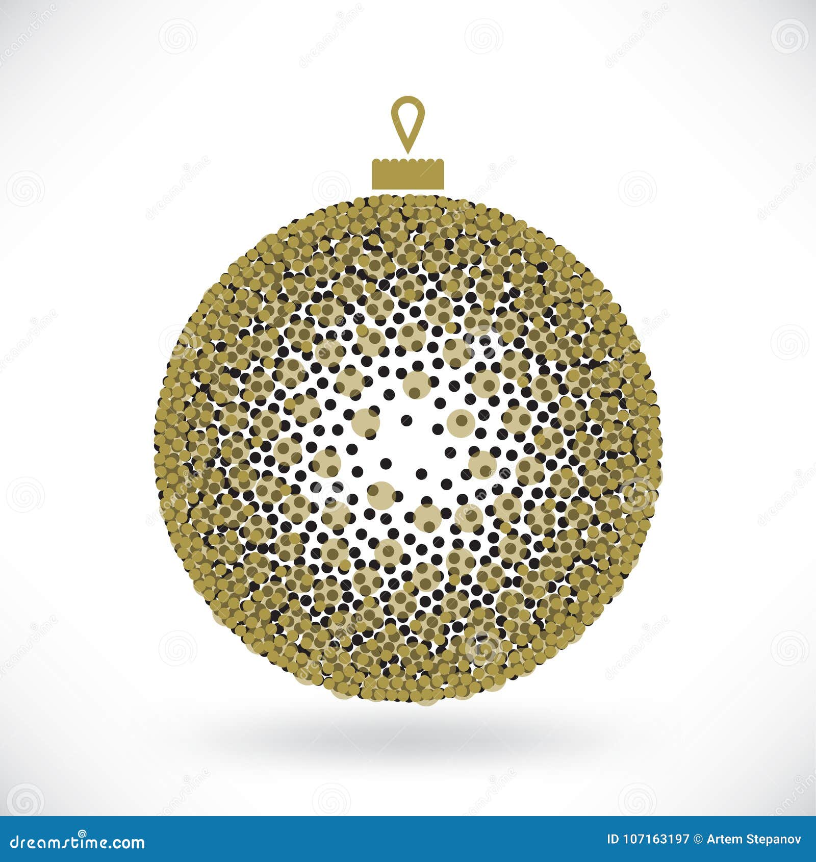 Weihnachtsball punktierter Vektorhintergrund Kreis- verteiltes Muster Runde Schmutzvektorbeschaffenheit für Geschäftsdesign Steigungsbeschaffenheit in der Pop-Arten-Art Universalpunktierungspunktschablone