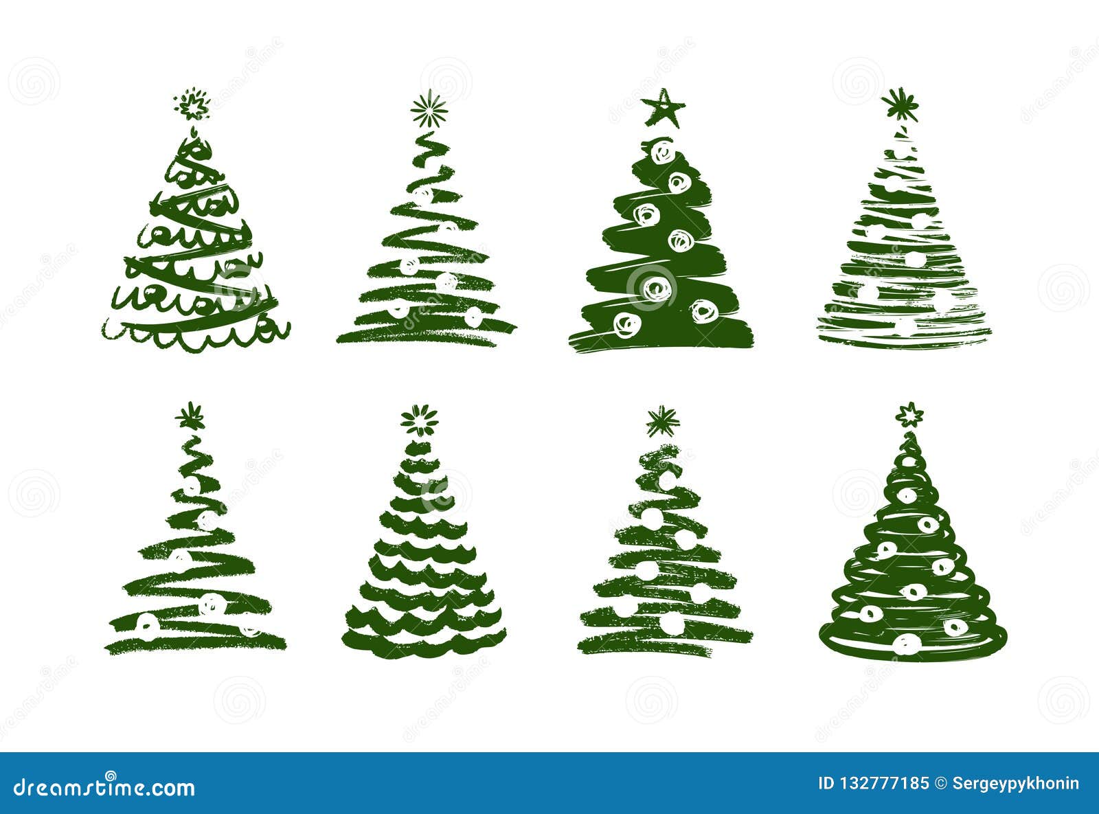 Weihnachtsbaum Abstraktes Symbol Neues Jahr Weihnachten Stellte Von Den Ikonen Ein Auch Im Corel Abgehobenen Betrag Vektor Abbildung Illustration Von Zweig Tanne 132777185