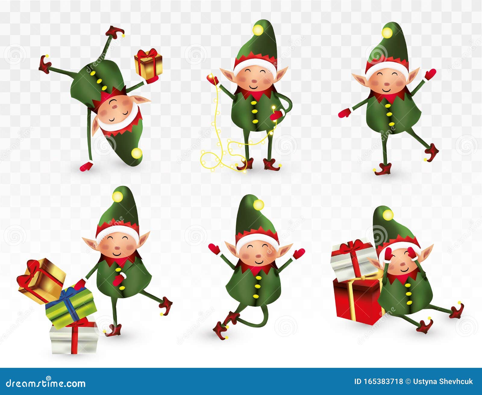 Weihnachten Elfen Mütze Art 41061Weihnachtsmann Helfer Elf