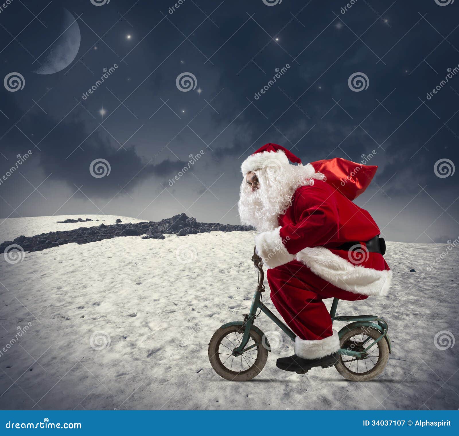 Weihnachtsmann Auf Fahrrad Fotos Kostenlose Und Royalty Free Stock Fotos Von Dreamstime