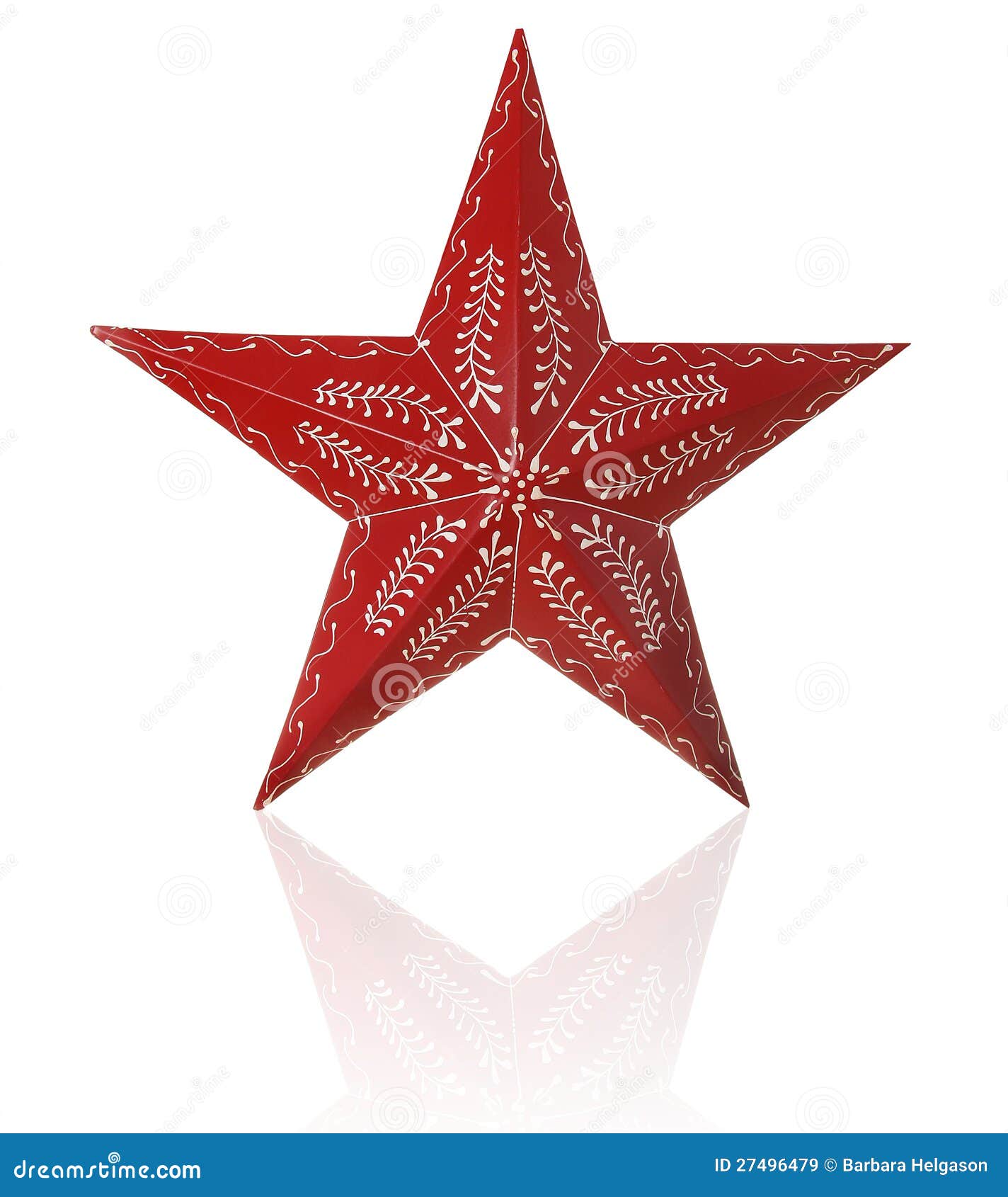 Weihnachtsstern Stockbild Bild Von Stern Gemalt Studio