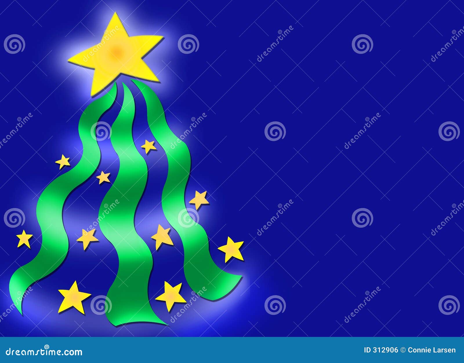 WeihnachtssternBaumHintergrund Stock Abbildung Illustration von