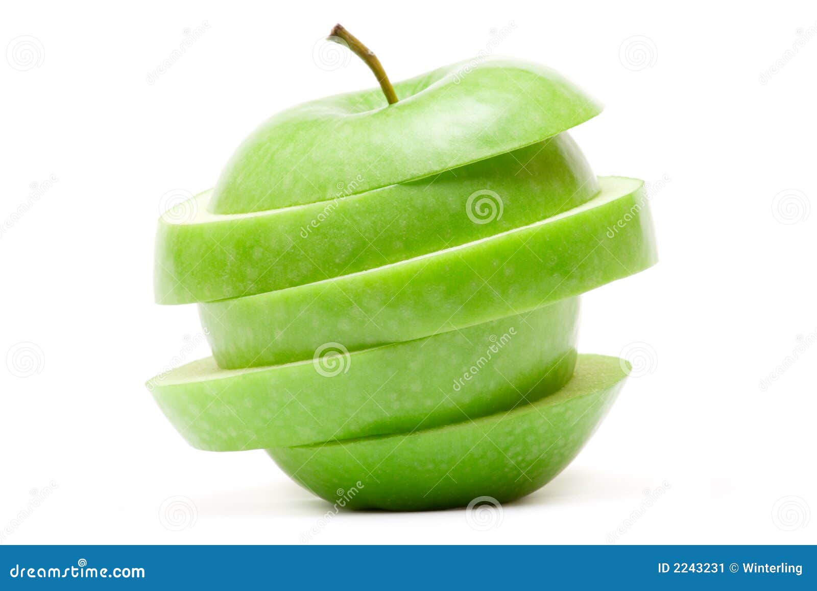 Weird Green Apple stock image. Image of diets, delicious 2243231