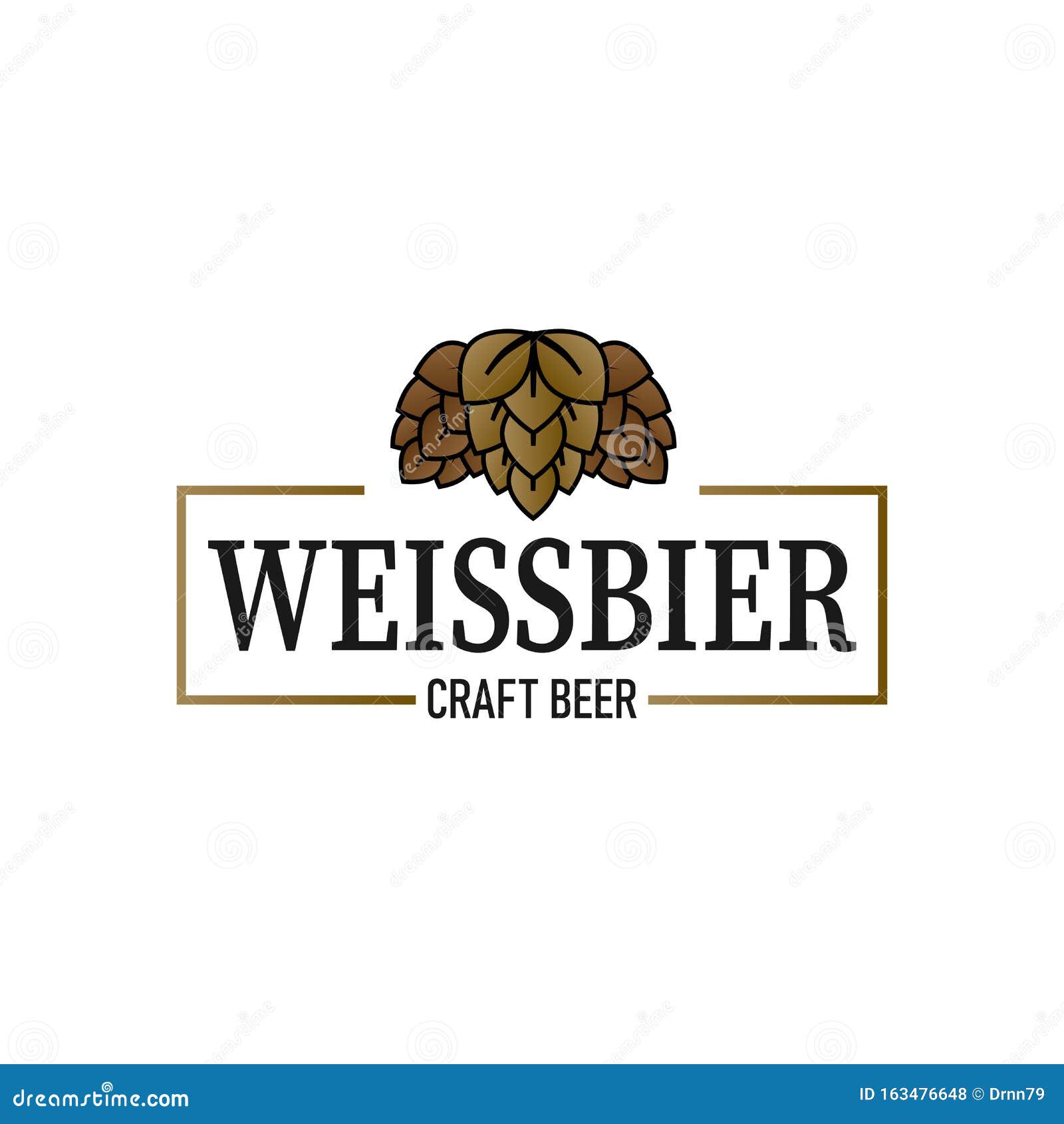 weissbier beer   craft beer logo graphic. great for menu, label, sign, invitation or poster.