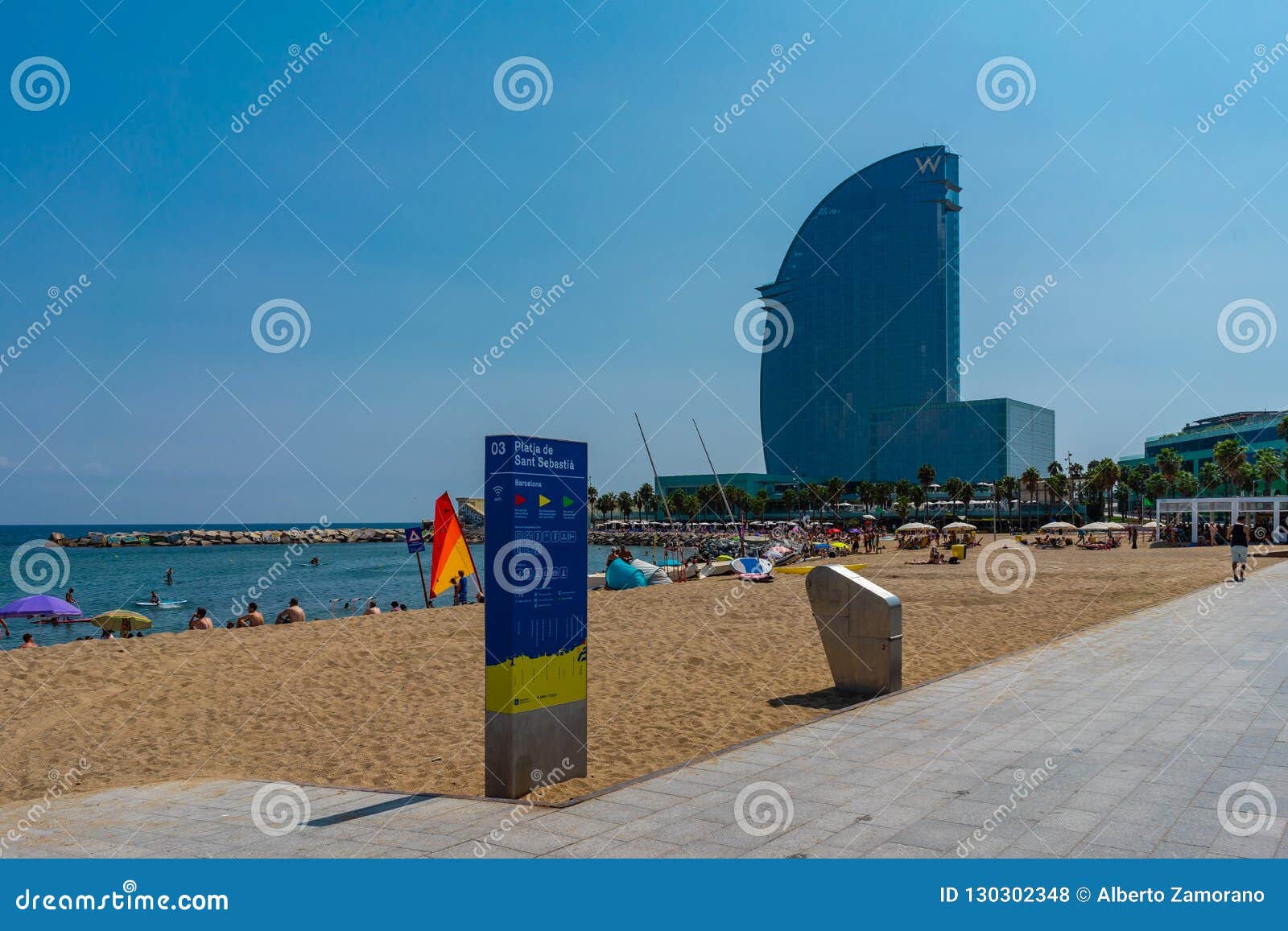 Wela Hotel In Barcelona Spain Editorial Stock Photo Image Of Catalonia Urban 130302348