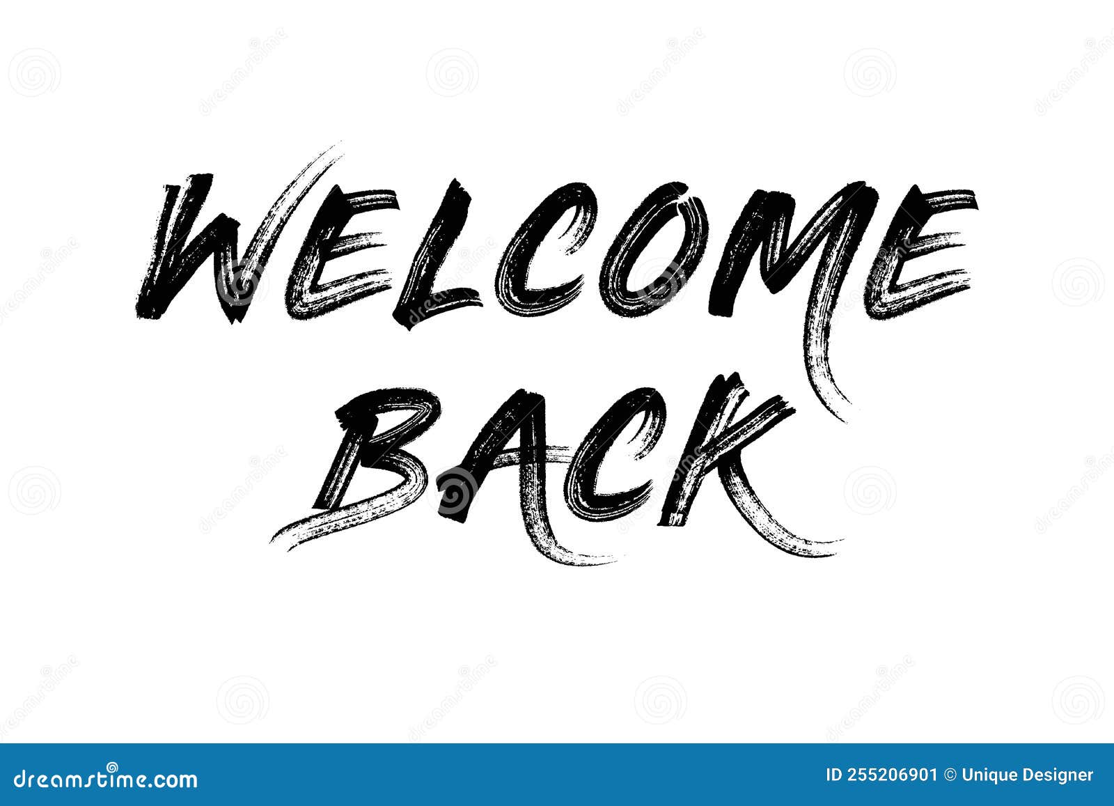 Back with White Background for To Someone. Stock