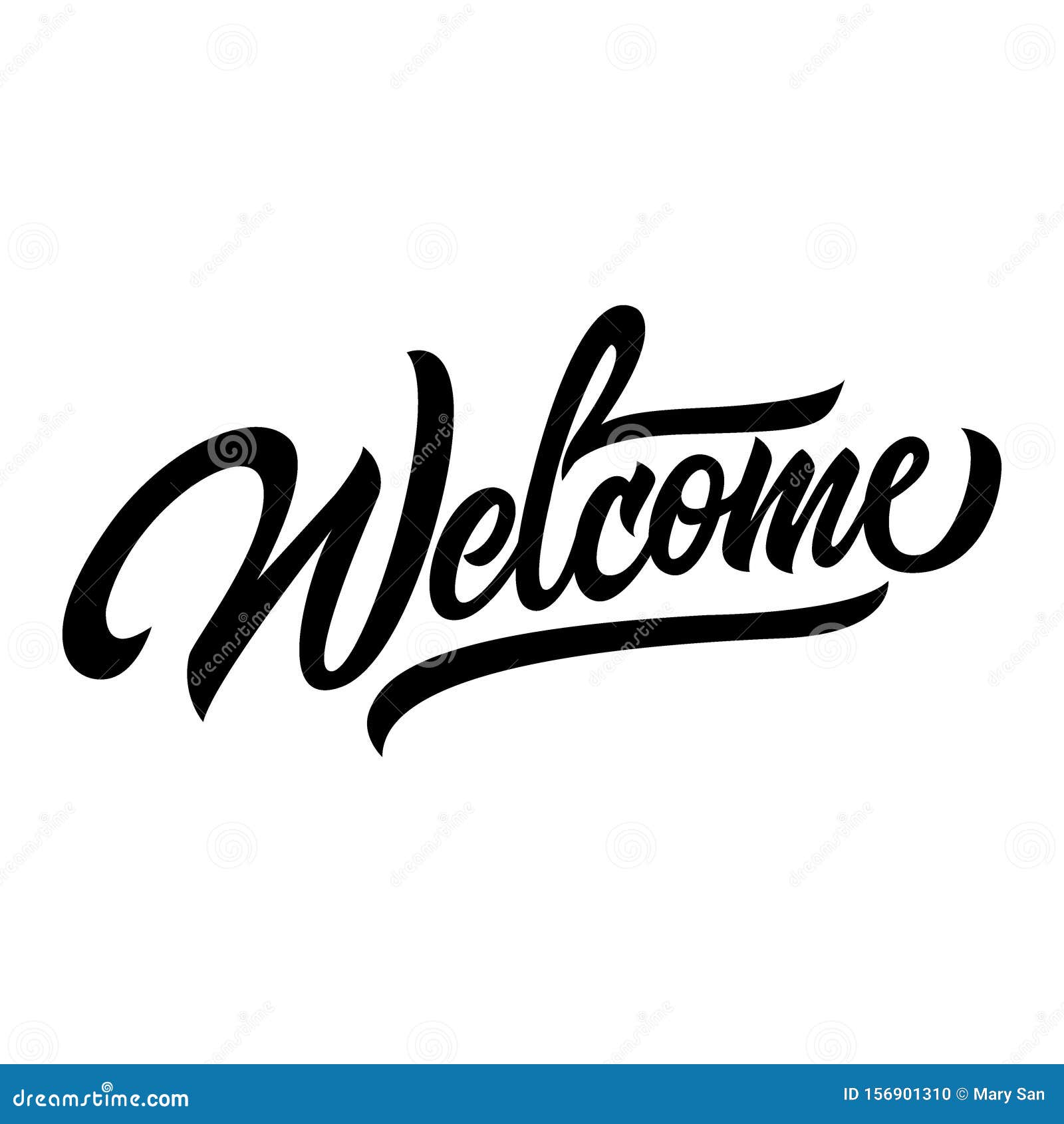 WELCOME Black Vector Line Calligraphy Banner CartoonDealer welcome-black-vector-line-calligraphy-banner-cartoondealer