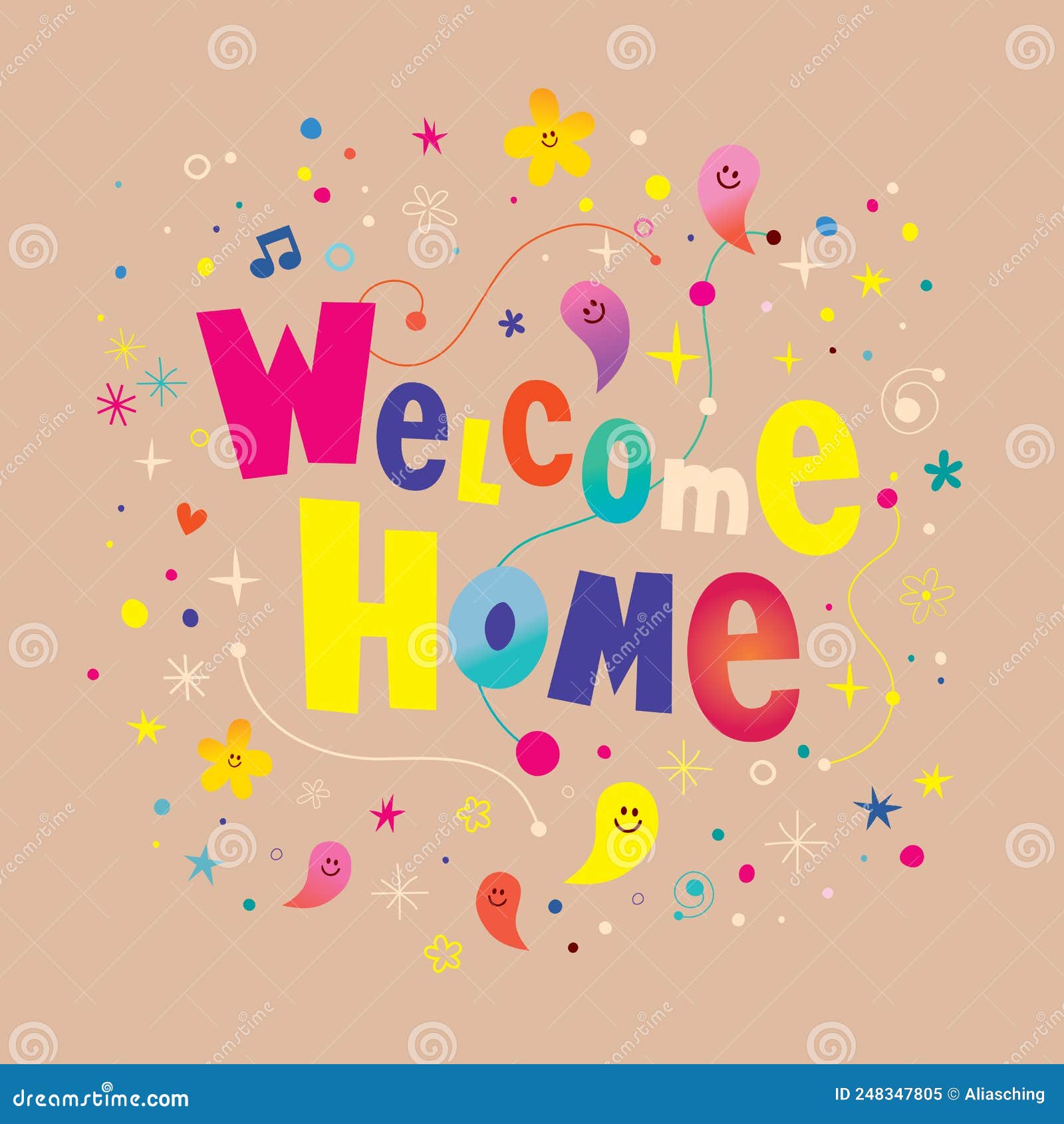 Free Vector  Welcome home background