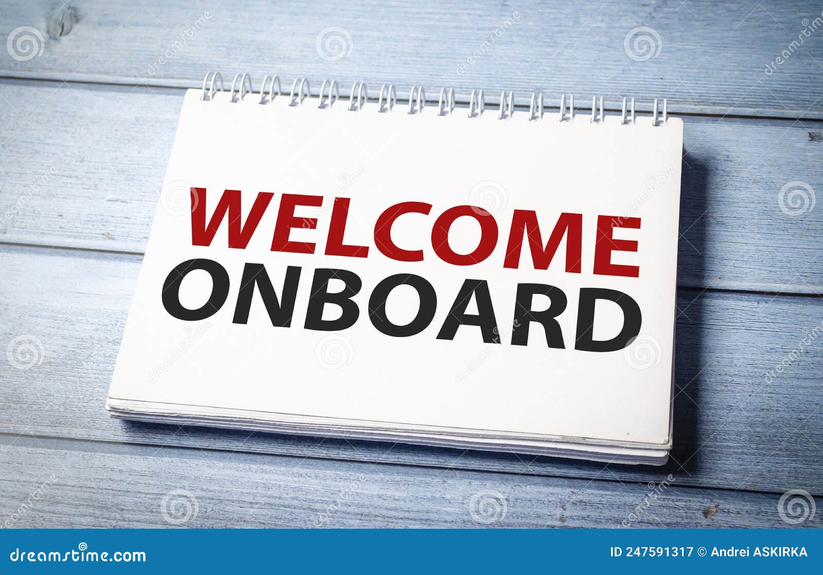 Onboard and Support Symbol. Concept Words Onboard on