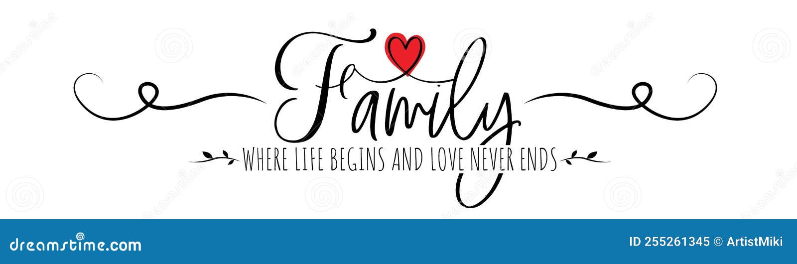 family where love begins love never ends, 