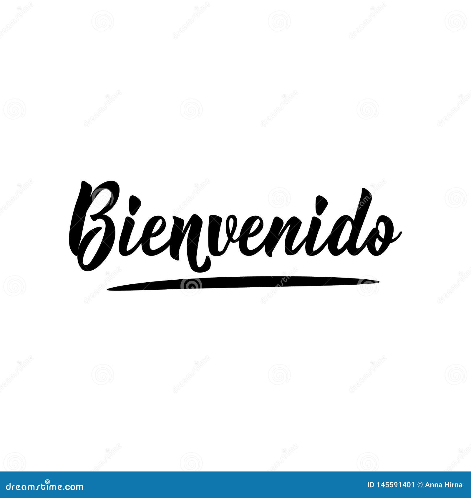 Premium Vector  Vector template for a welcome champ language spanish  welcome on the red ribbon