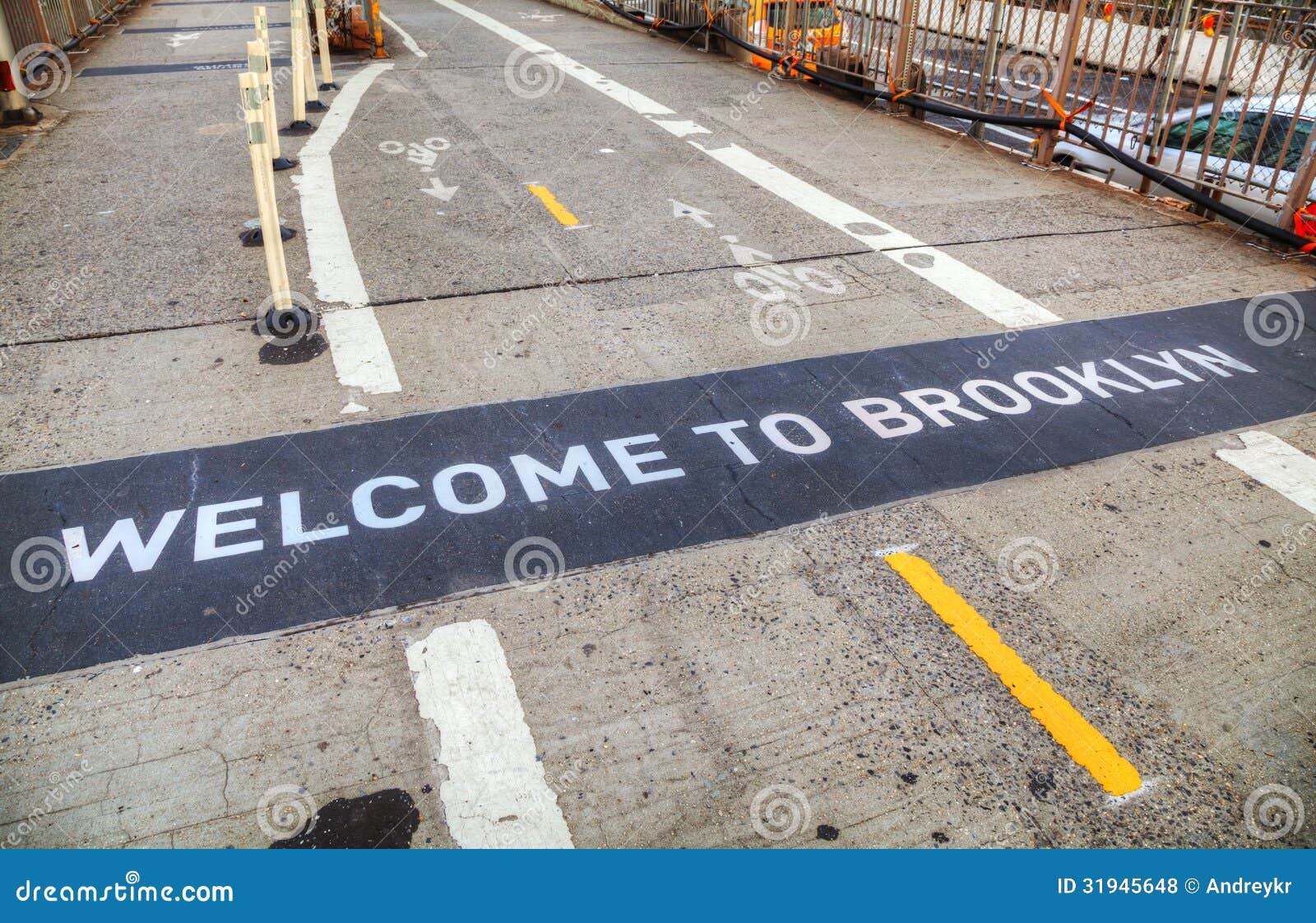 welcome to brooklyn sign