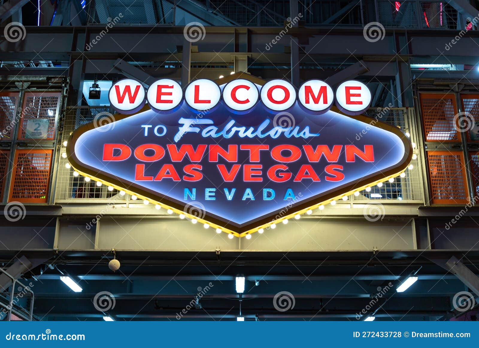 Welcome to Fabulous Downtown Las Vegas Sign, Fremont Street, Las