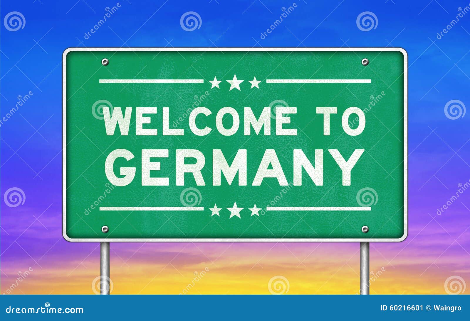 Welcome to Germany stock illustration. Illustration of german - 60216601