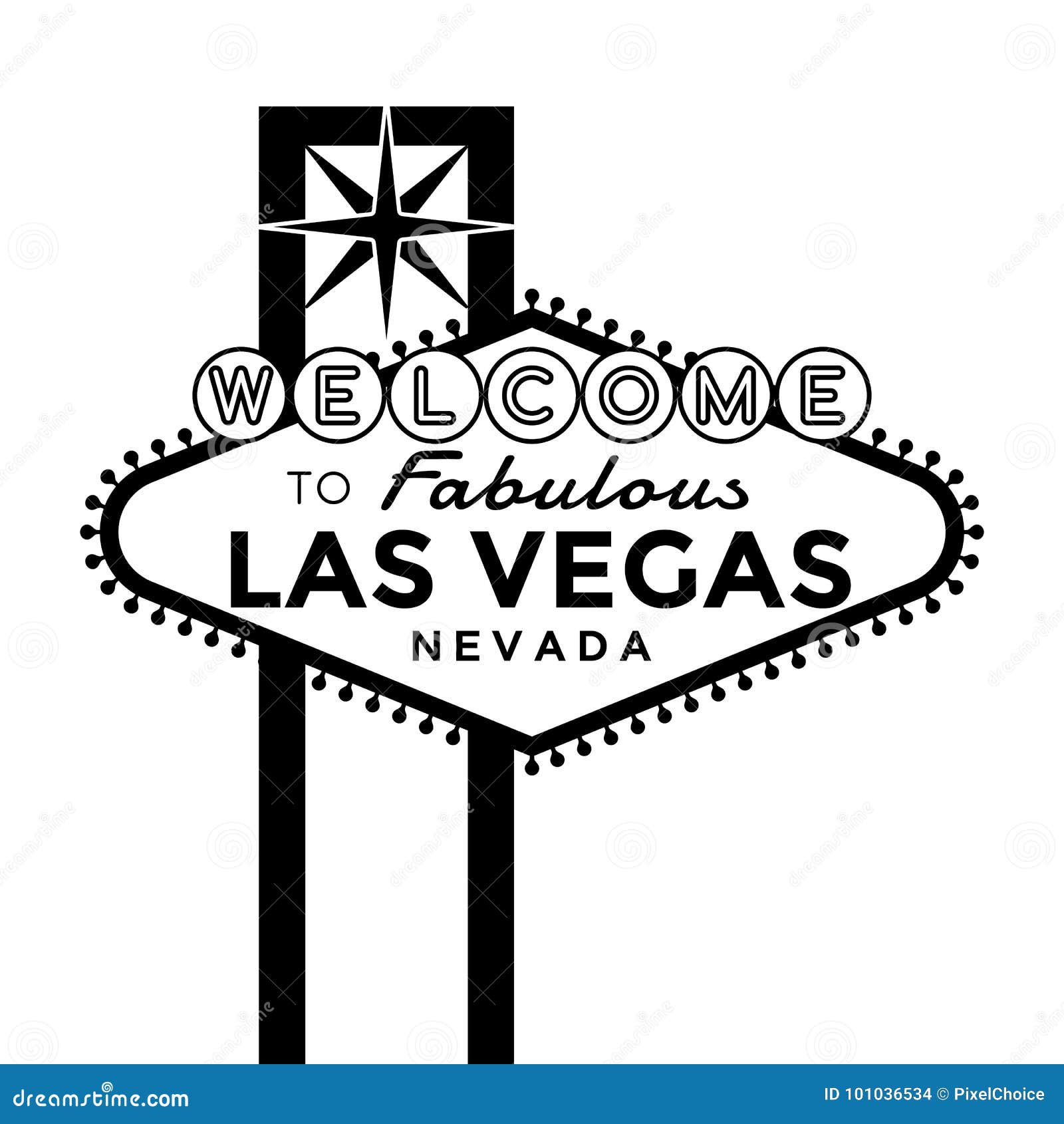 Las Vegas Sign SVG