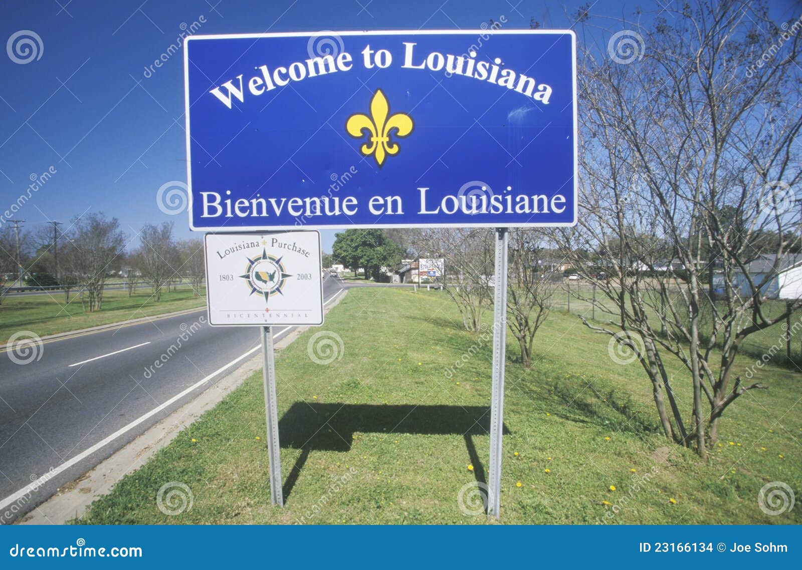 to Louisiana Sign stock photo. Image of boundaries 23166134