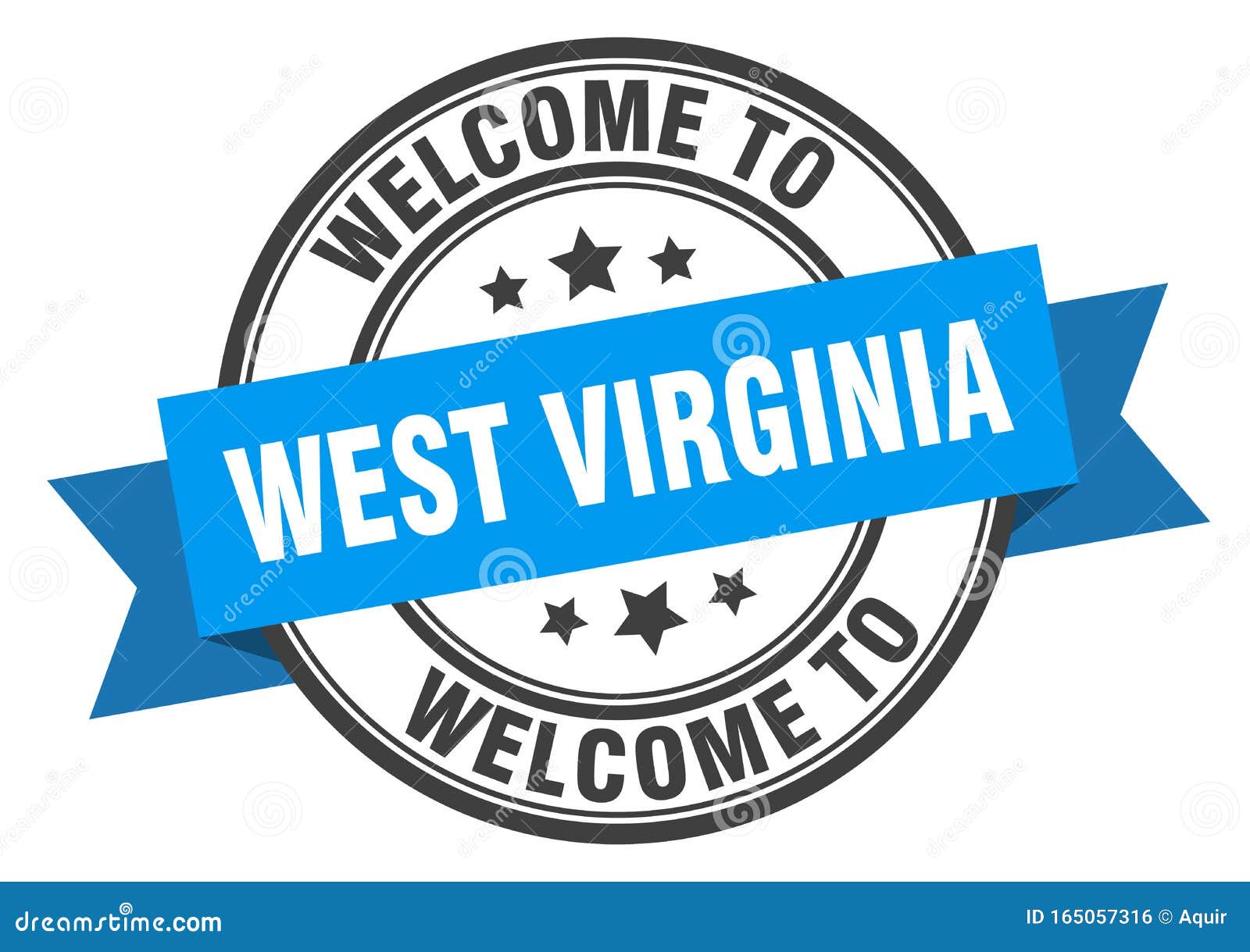 To West Virginia. To West Virginia Isolated Stamp Stock