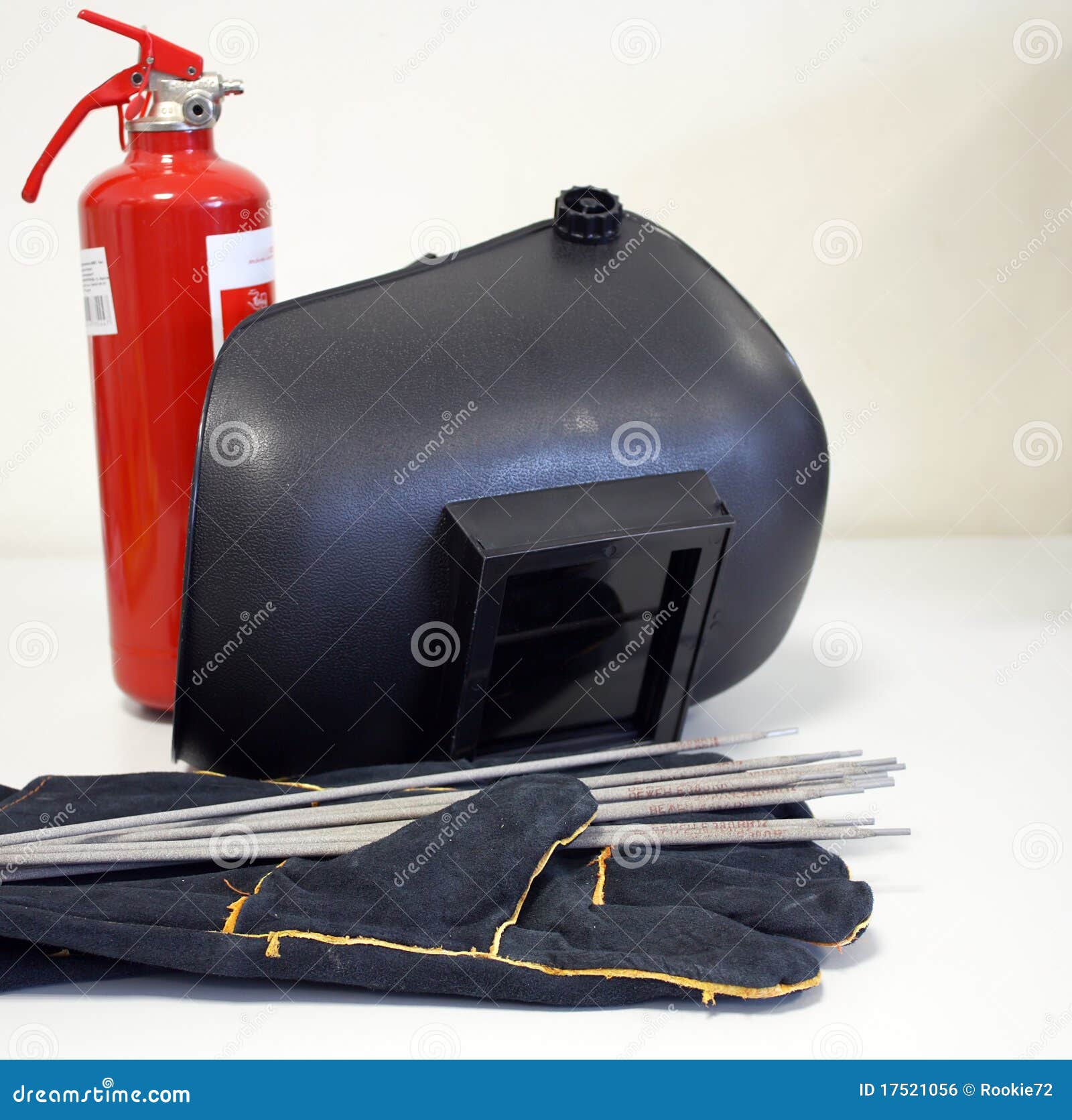 Welding Equipment & Fire Extinguisher Stock Photo Image of fire, care