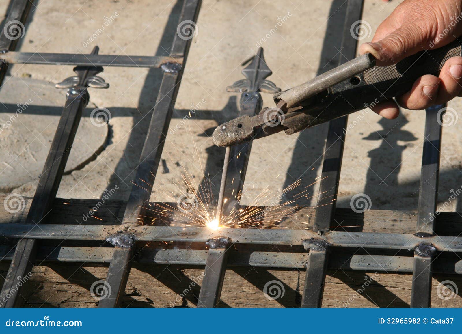 Welding stock photo. Image of skilled, steel, technology 32965982
