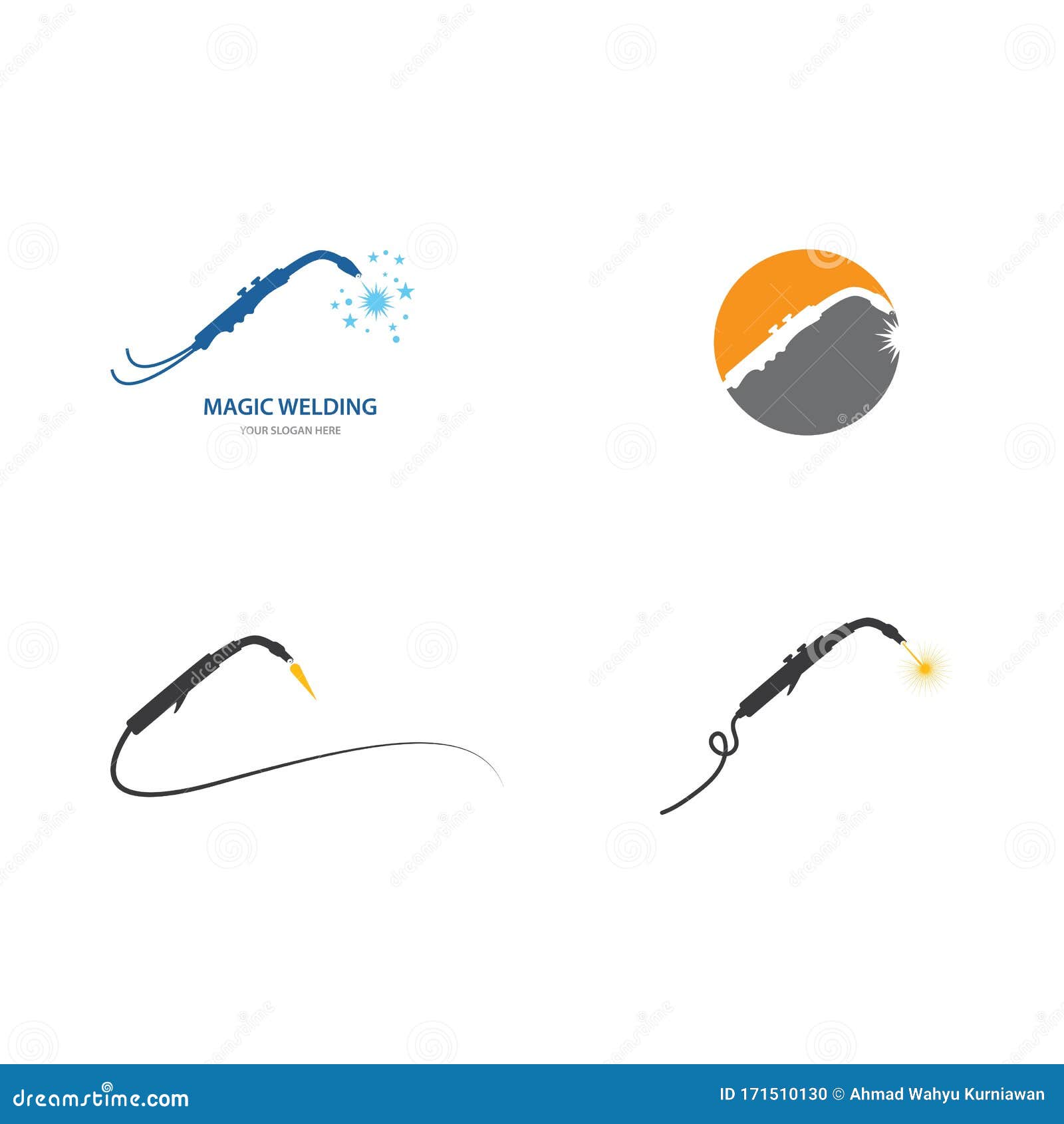 Welding logo stock illustration. Illustration of construction - 171510130