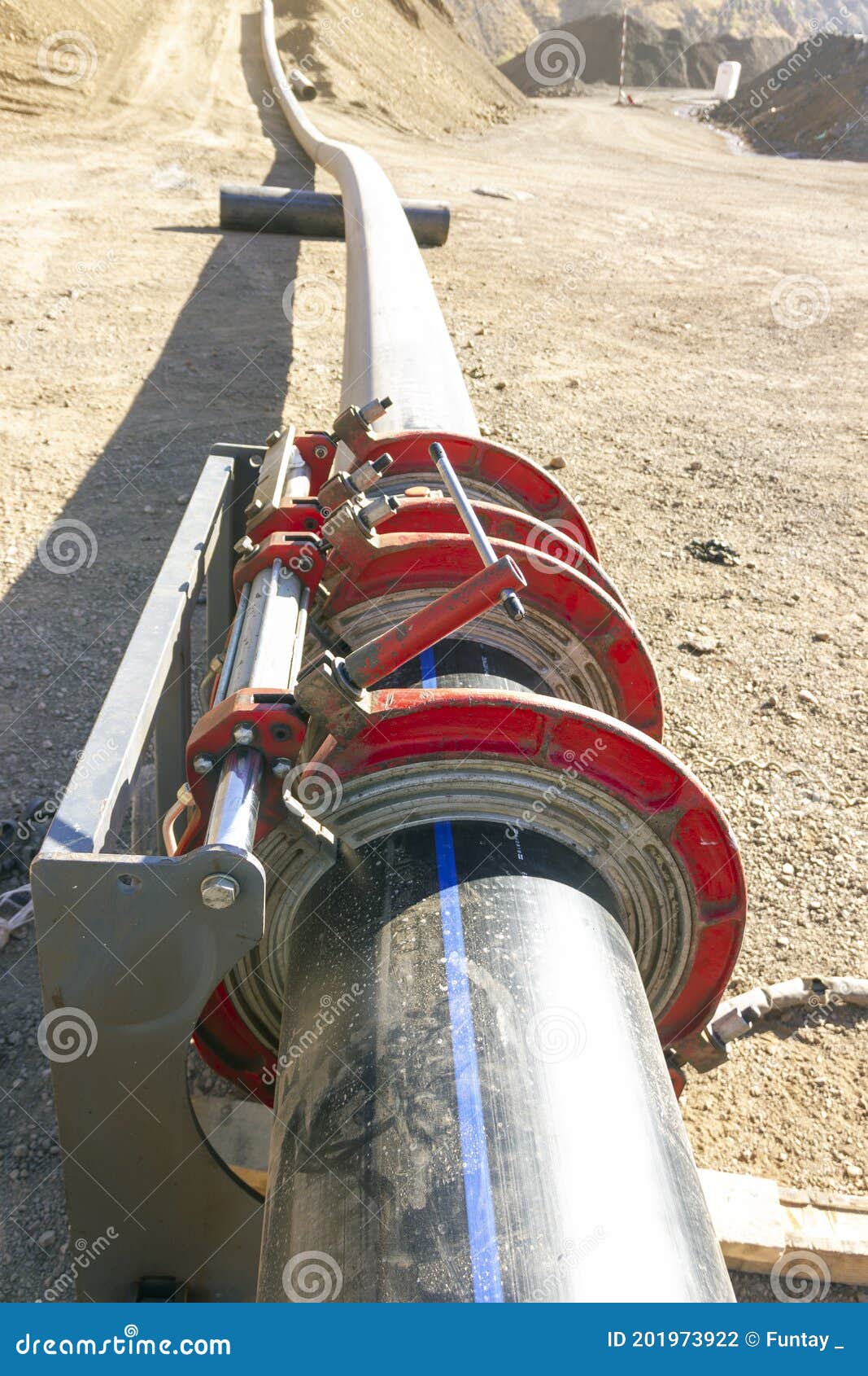 Welding Process of Polyethylene Pipes. the Welding Machines Used To