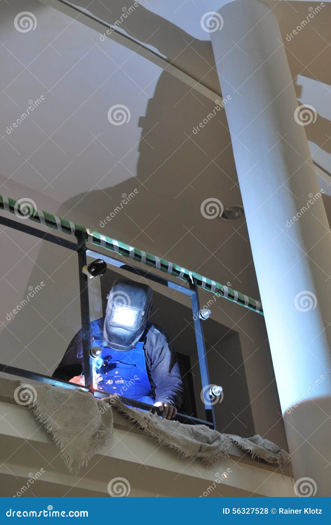 Welding stock photo. Image of apartment, business, construct 56327528