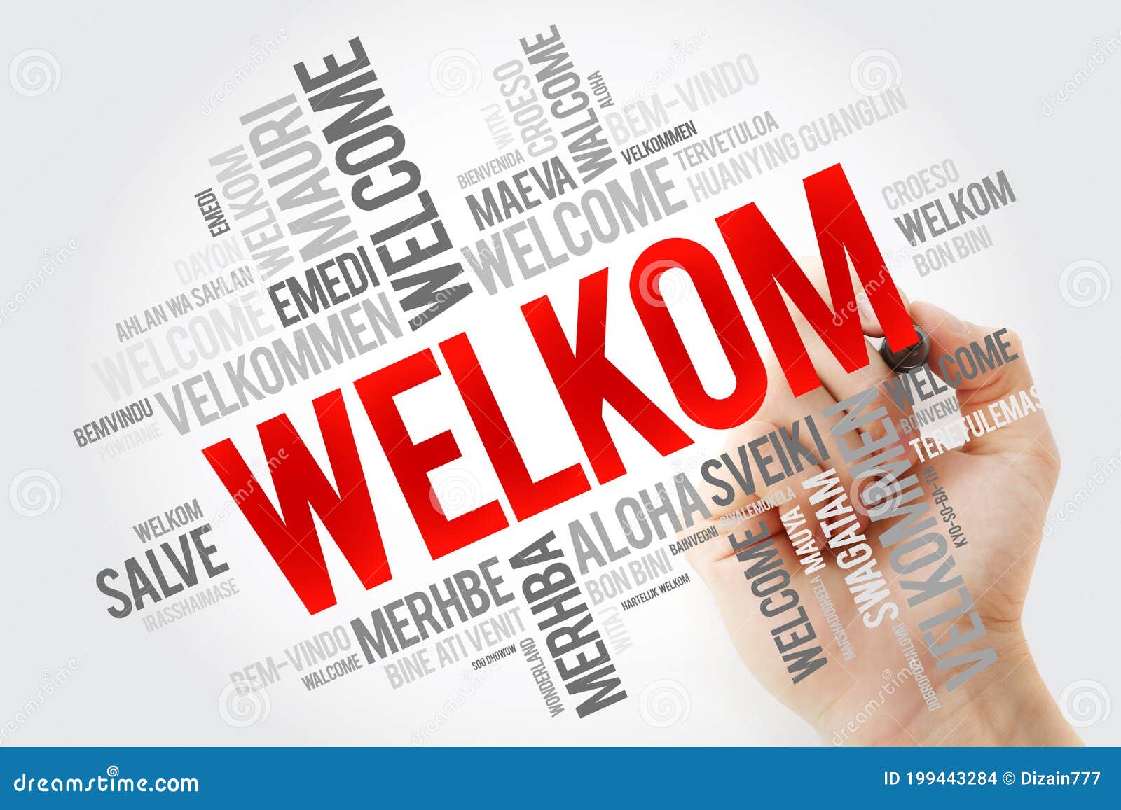 welkom welcome in afrikaans word cloud