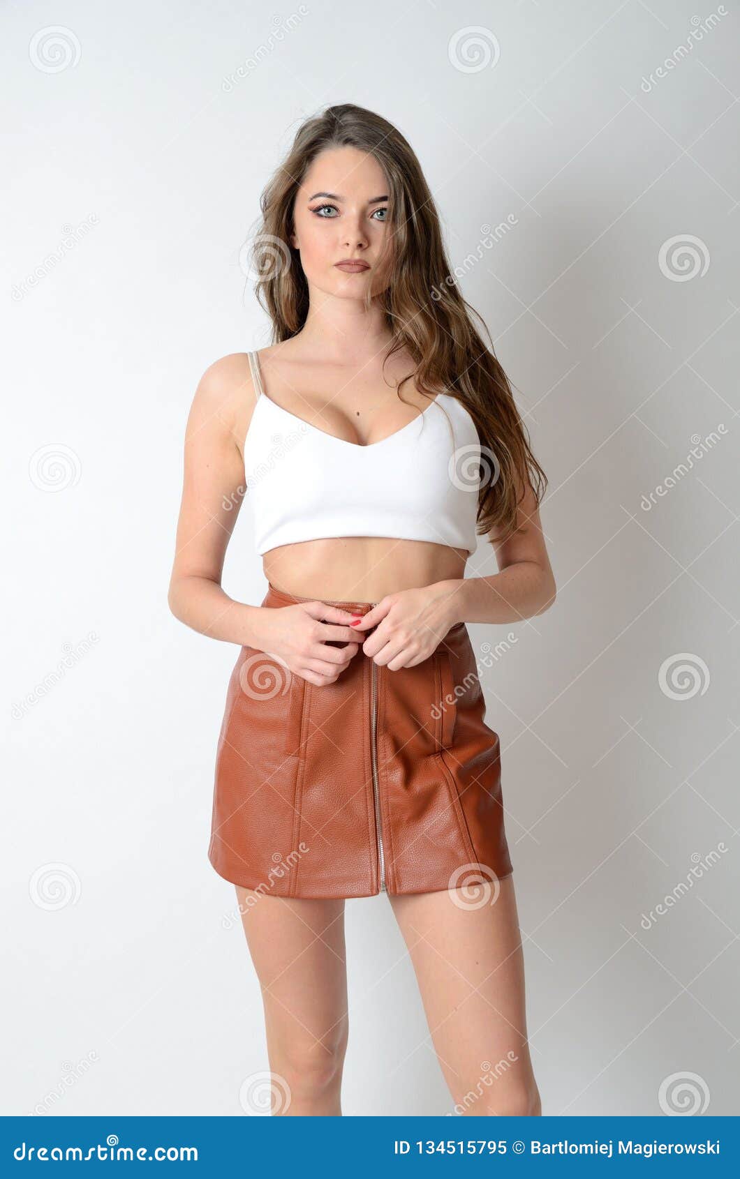 Leather Skirt Girls