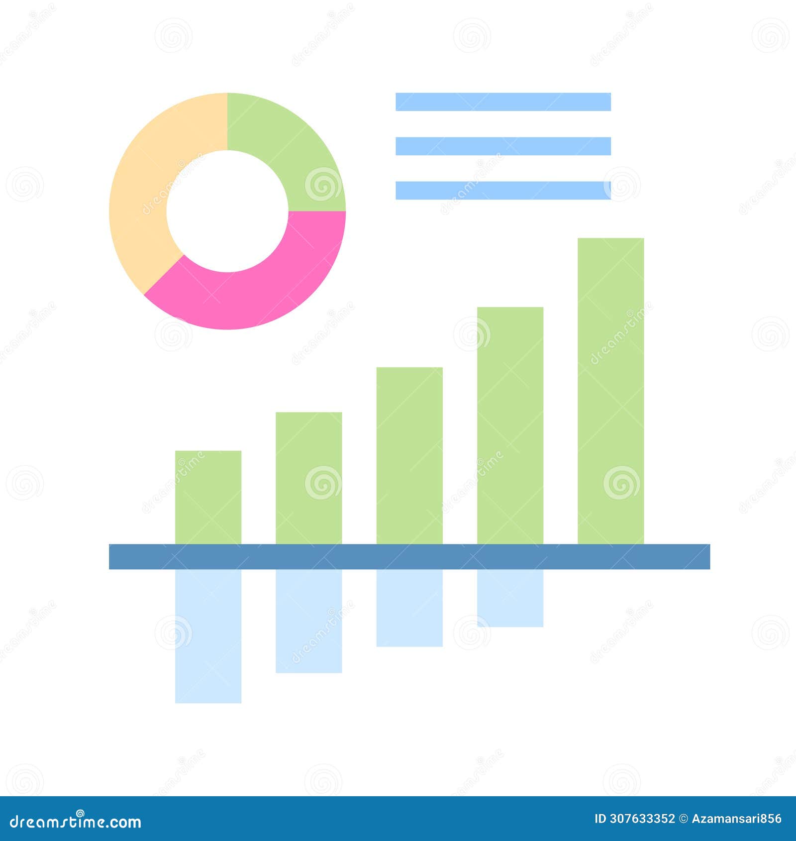 Well Designed Flat Icon of Business Analysis, Ready To Use Vector Stock ...