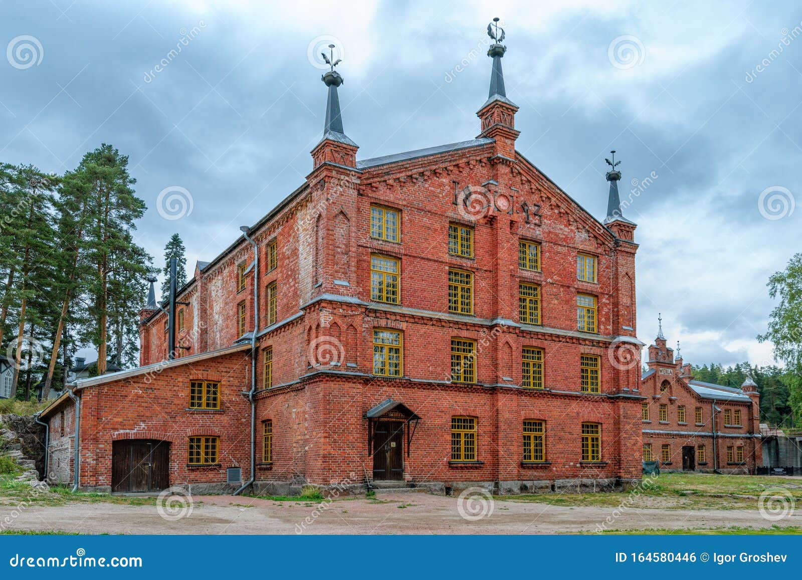 Well-preserved Example of Red Brick Buildings of Former Verla ...