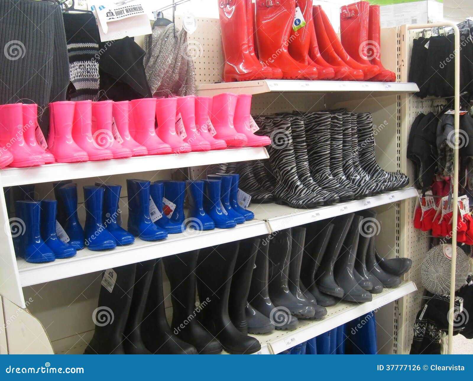 Wellington, Rubber Or Rain Boots In A 