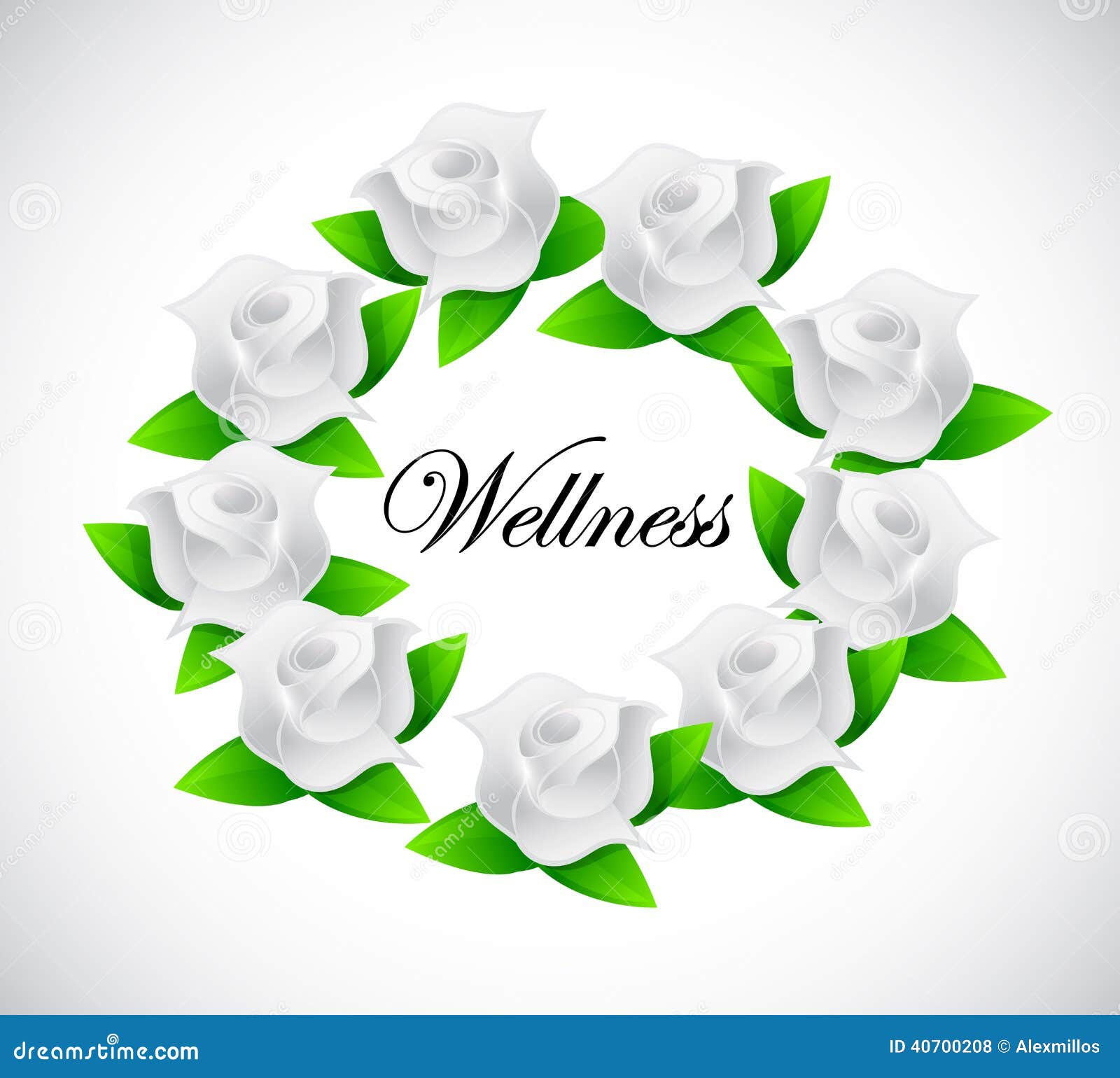 Wellness Flower Sign Illustration Design Stock Illustration Illustration of salon, pink 40700208