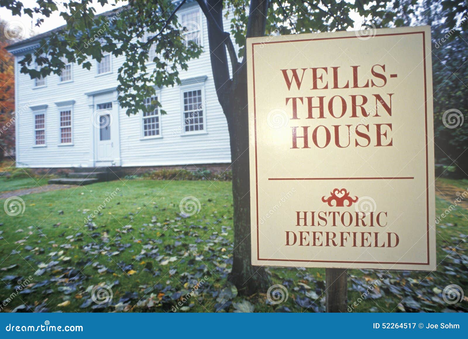 Wellsthorn House, Deerfield, Massachusetts Editorial Photography
