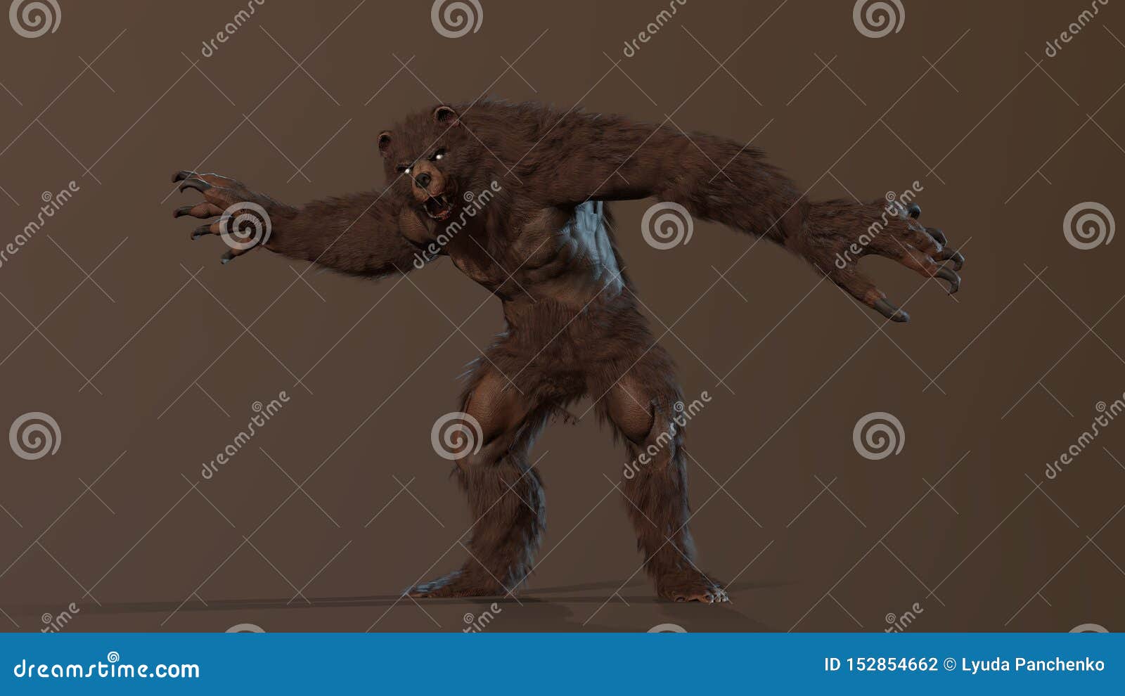 were bear 3d render image