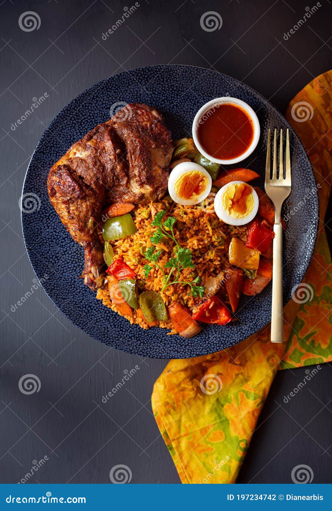 How To Cook Jollof Rice With Egg Or Boiled Egg - Soft ...