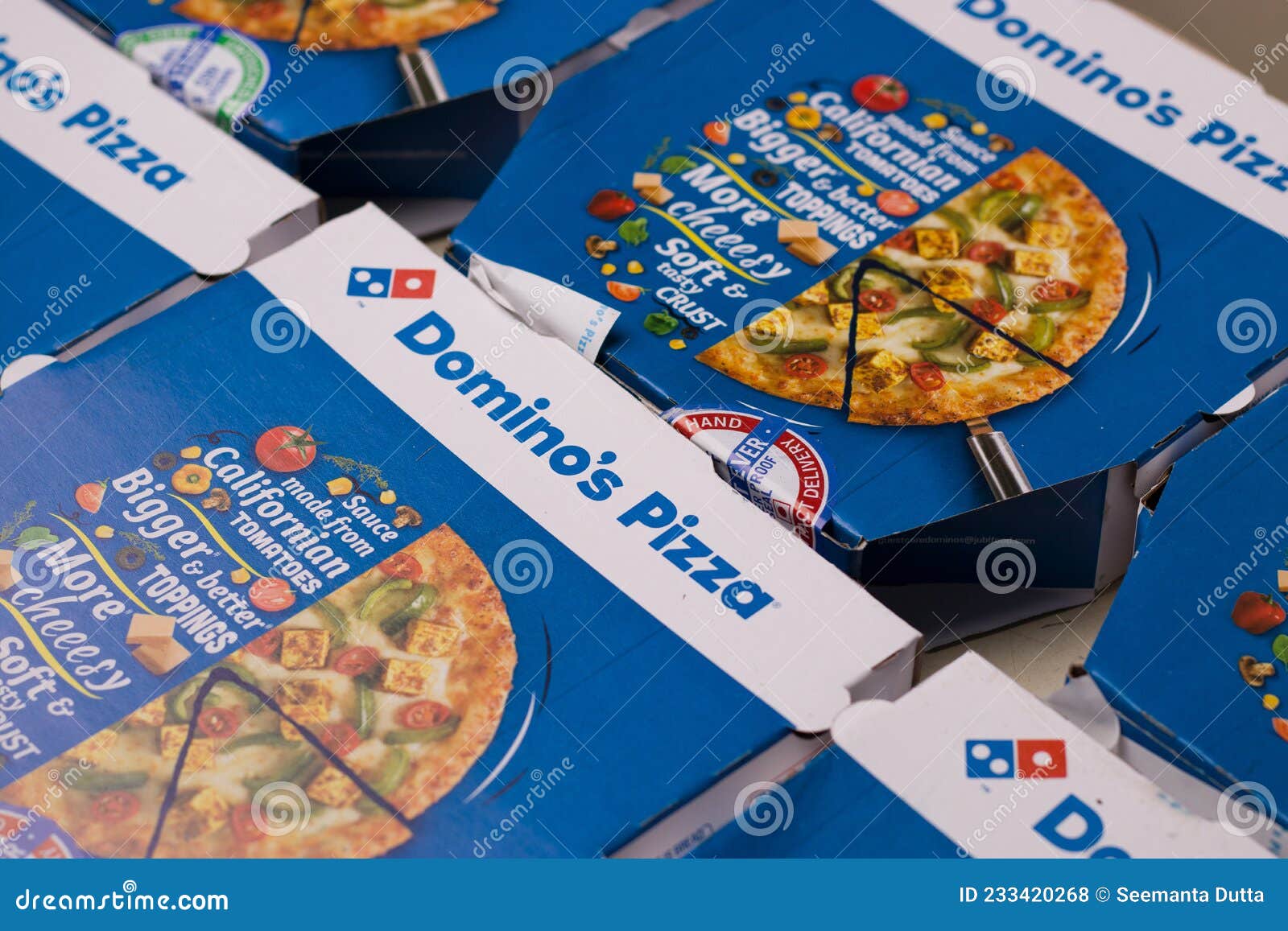 Dominos Pizza Box Stock Photos - Free & Royalty-Free Stock Photos from  Dreamstime