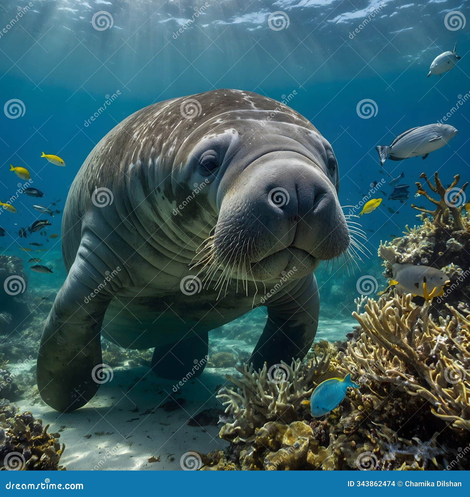 west indian manatee: the heart of seagrass ecosystems