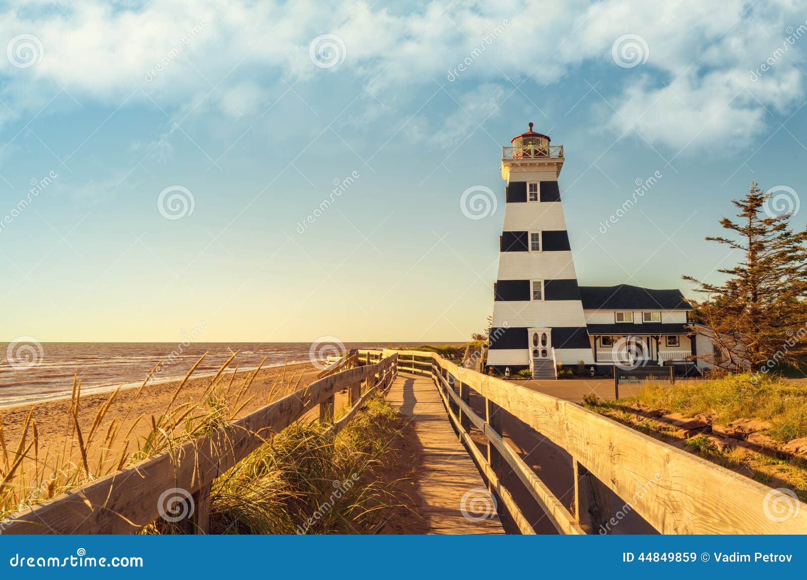 West Point Lighthouse stock image. Image of edward, atlantic 44849859