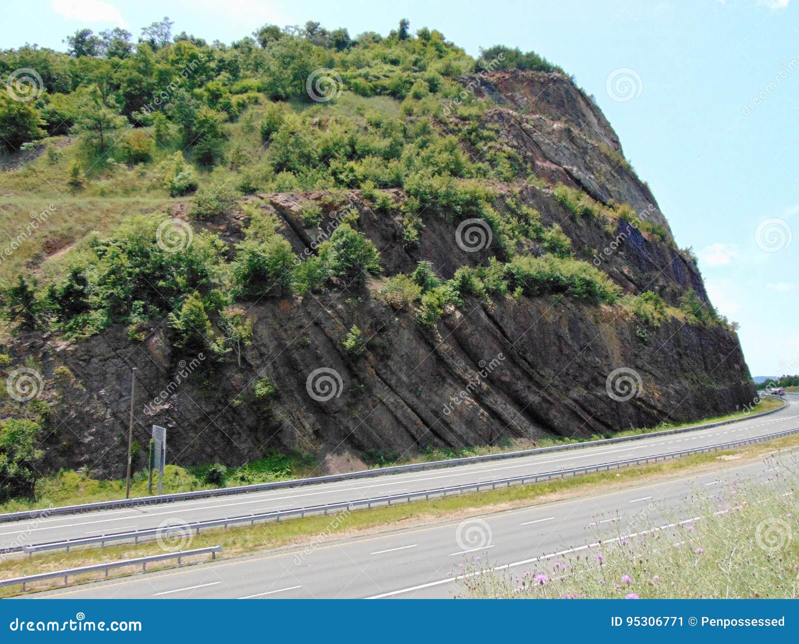 West Virginia Mountain stock image. Image of road, hills 95306771